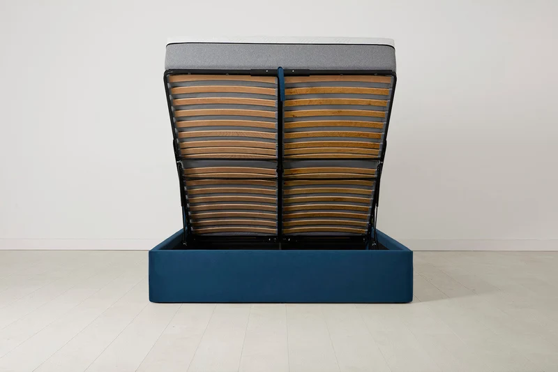 Bett 03 140cm x 200cm, Blaugrün