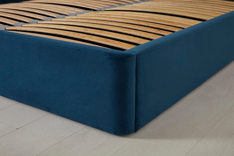 Bett 03 140cm x 200cm, Blaugrün