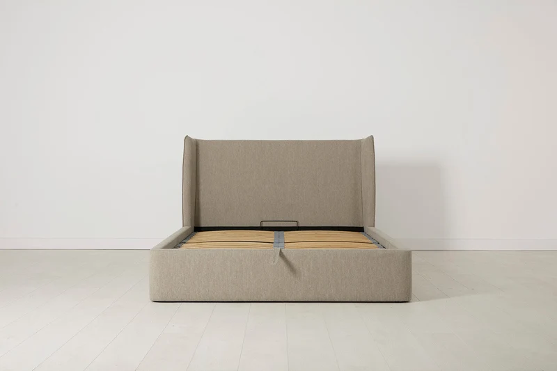 Bett 03 140cm x 200cm, Steingrau