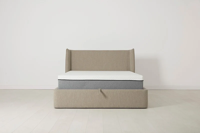 Bett 03 140cm x 200cm, Steingrau
