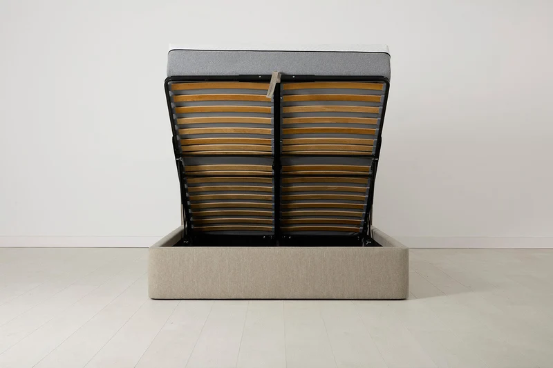 Bett 03 140cm x 200cm, Steingrau