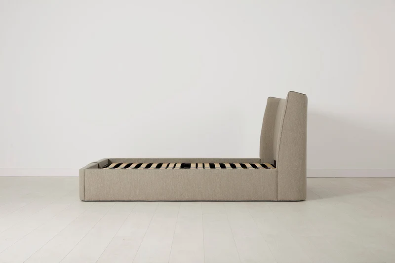 Bett 03 140cm x 200cm, Steingrau