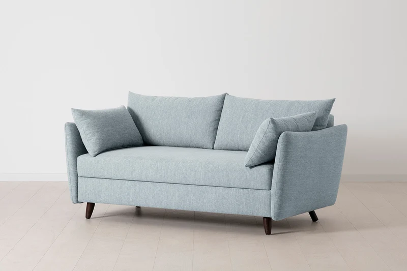 2,5-Sitzer-Schlafsofa Model 08, Meerglasblau