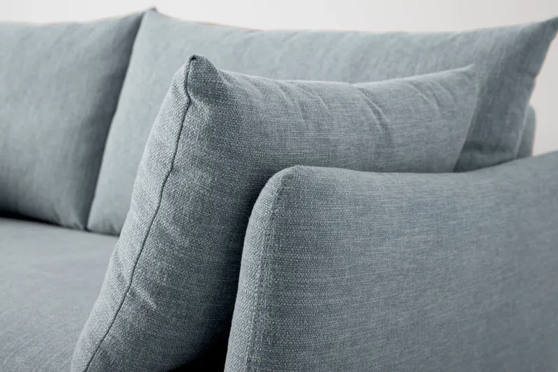 2,5-Sitzer-Schlafsofa Model 08, Meerglasblau