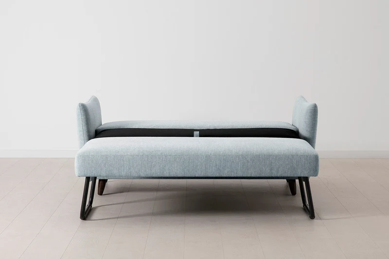 2,5-Sitzer-Schlafsofa Model 08, Meerglasblau