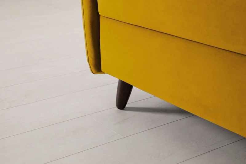 2,5-Sitzer-Schlafsofa Model 08, Senfgelb
