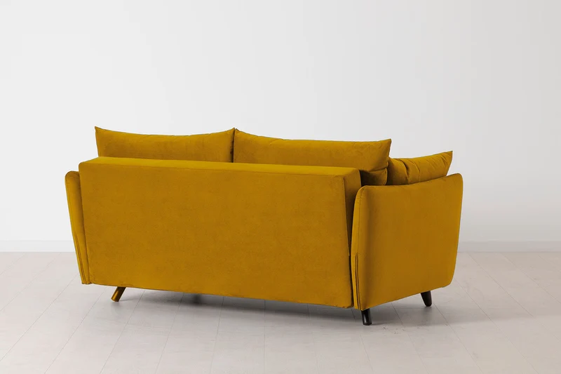 2,5-Sitzer-Schlafsofa Model 08, Senfgelb