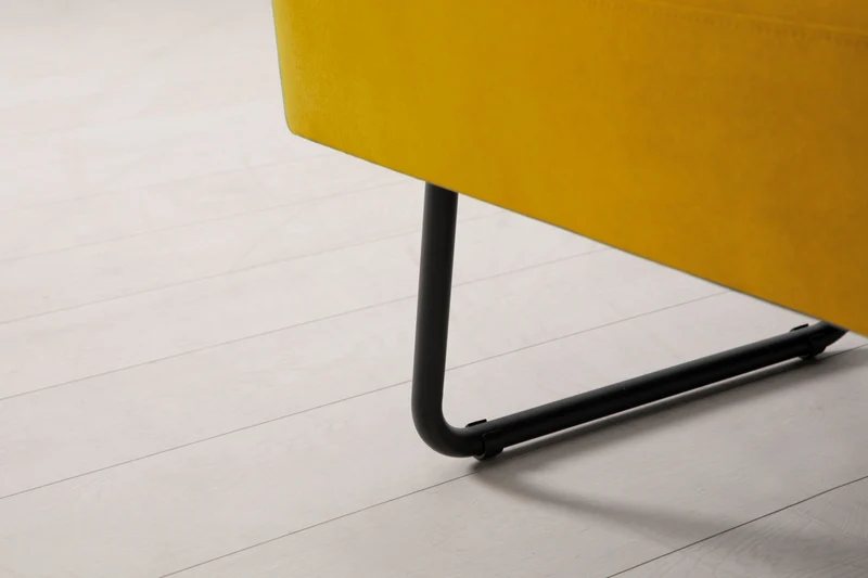 2,5-Sitzer-Schlafsofa Model 08, Senfgelb