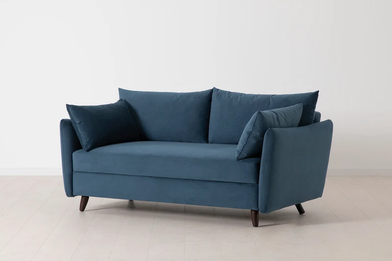 2,5-Sitzer-Schlafsofa Model 08, Blaugrün