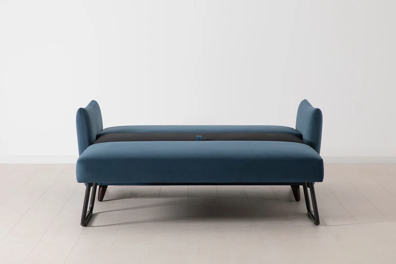 2,5-Sitzer-Schlafsofa Model 08, Blaugrün