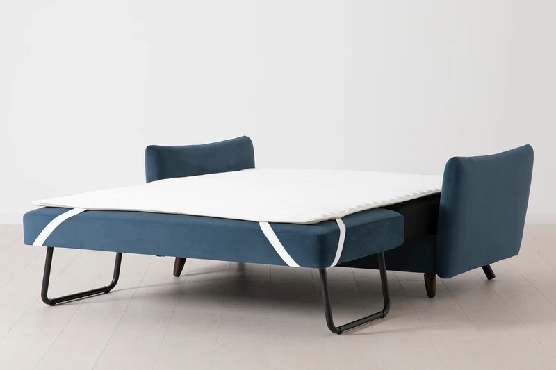 2,5-Sitzer-Schlafsofa Model 08, Blaugrün