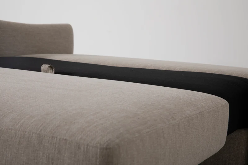 2,5-Sitzer-Schlafsofa Model 08, Steingrau
