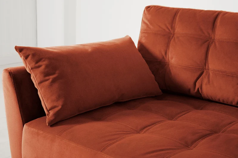 Model 10 Schlafsofa, Ziegelrot