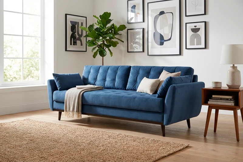Model 10 Schlafsofa, Blaugrün