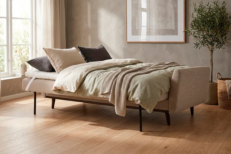 Model 10 Schlafsofa, Steingrau