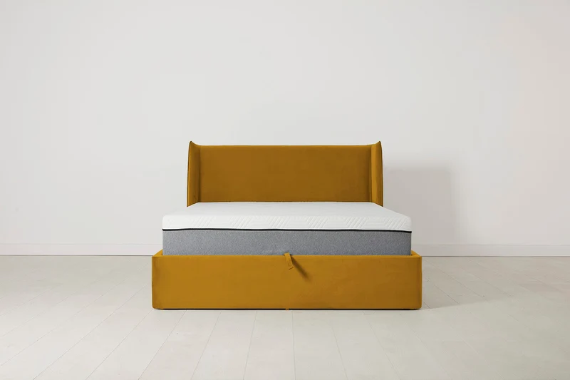Bett 03 140cm x 200cm, Senfgelb