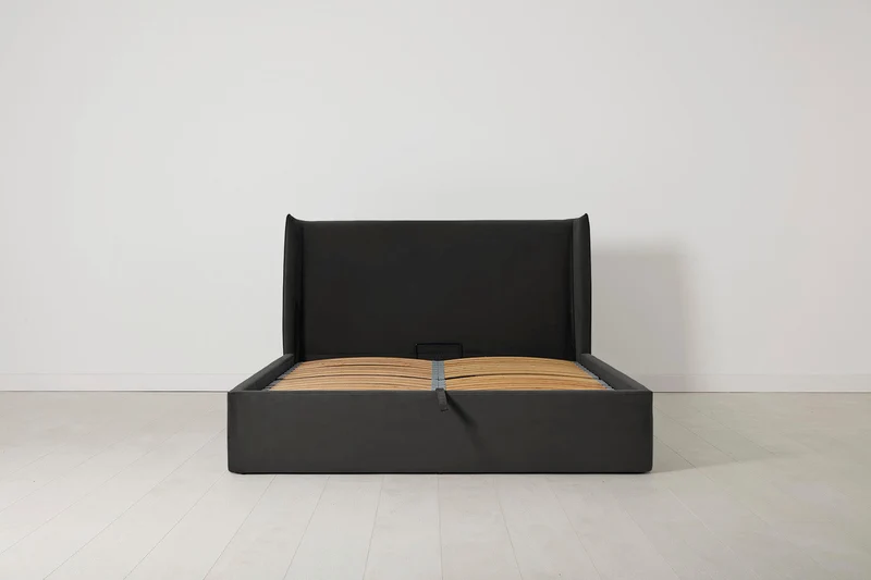 Bett 03 140cm x 200cm, Dunkelgrau