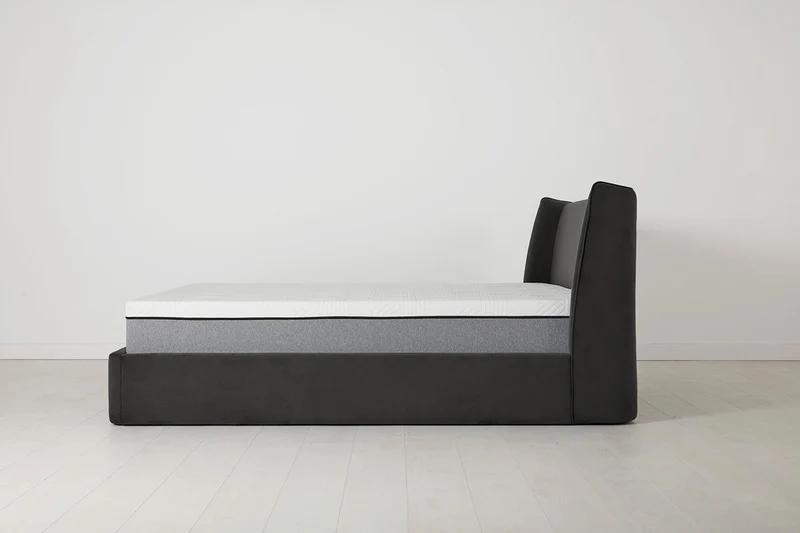 Bett 03 140cm x 200cm, Dunkelgrau