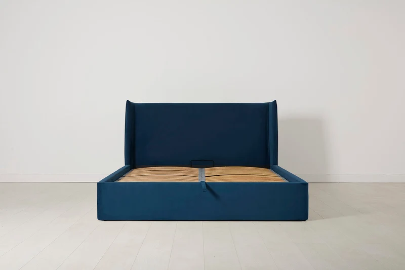 Bett 03 160cm x 200cm, Blaugrün