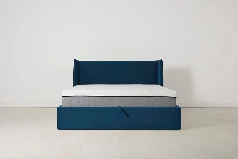 Bett 03 160cm x 200cm, Blaugrün