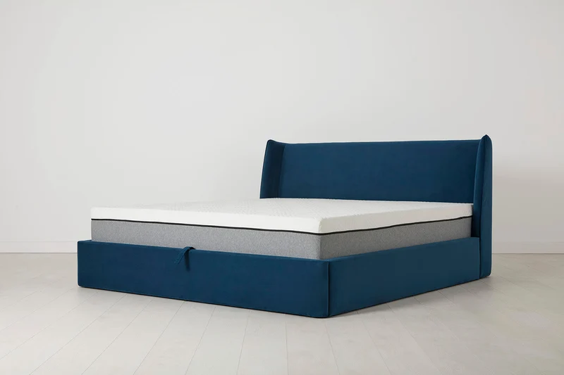 Bett 03 160cm x 200cm, Blaugrün