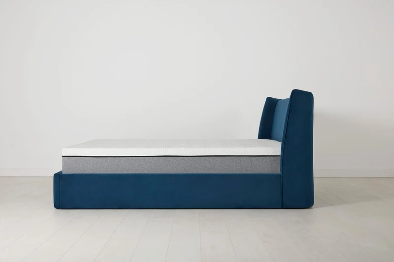 Bett 03 160cm x 200cm, Blaugrün