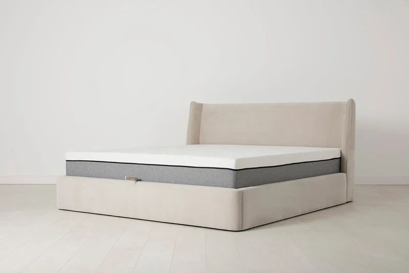 Bett 03 160cm x 200cm, Kreideweiß