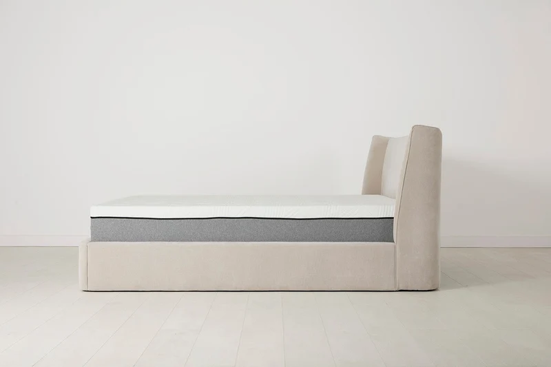 Bett 03 160cm x 200cm, Kreideweiß