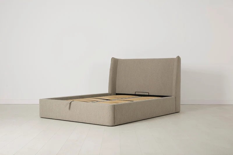 Bett 03 160cm x 200cm, Steingrau
