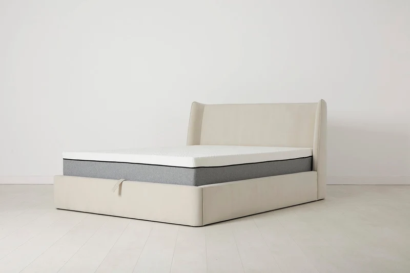 Bett 03 160cm x 200cm, Knochenweiß