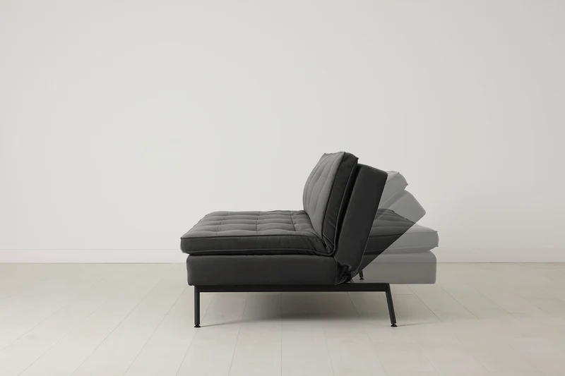 Model 11 Dreisitzer-Schlafsofa, Dunkelgrau