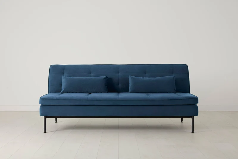 Model 11 Dreisitzer-Schlafsofa, Blaugrün