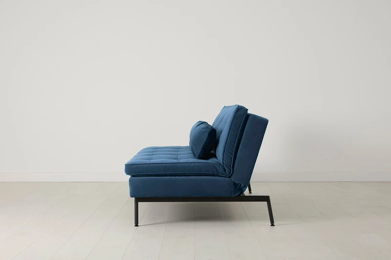 Model 11 Dreisitzer-Schlafsofa, Blaugrün