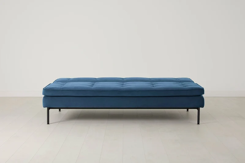 Model 11 Dreisitzer-Schlafsofa, Blaugrün