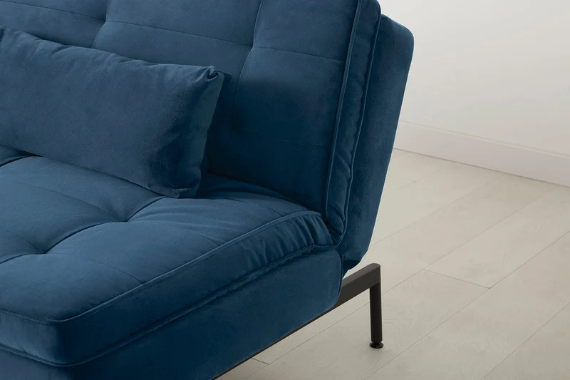Model 11 Dreisitzer-Schlafsofa, Blaugrün