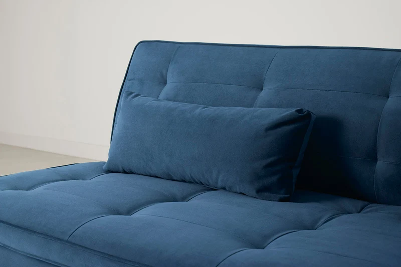 Model 11 Dreisitzer-Schlafsofa, Blaugrün