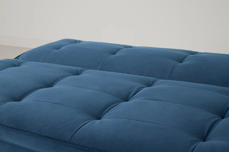 Model 11 Dreisitzer-Schlafsofa, Blaugrün
