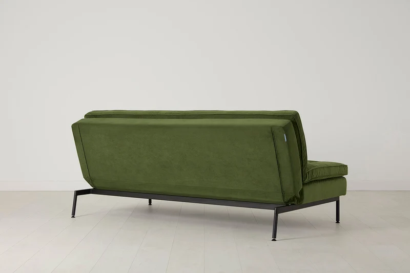 Model 11 Dreisitzer-Schlafsofa, Laubgrün