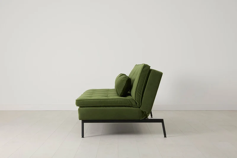 Model 11 Dreisitzer-Schlafsofa, Laubgrün