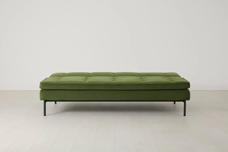Model 11 Dreisitzer-Schlafsofa, Laubgrün