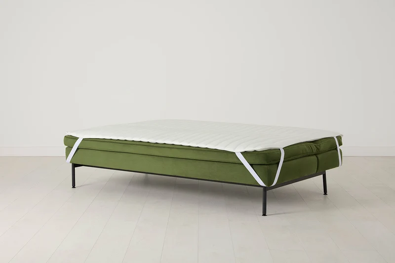 Model 11 Dreisitzer-Schlafsofa, Laubgrün