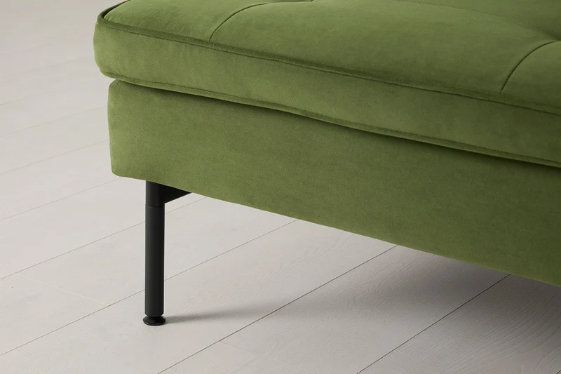 Model 11 Dreisitzer-Schlafsofa, Laubgrün