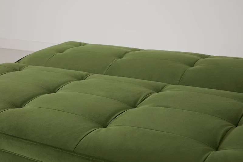 Model 11 Dreisitzer-Schlafsofa, Laubgrün