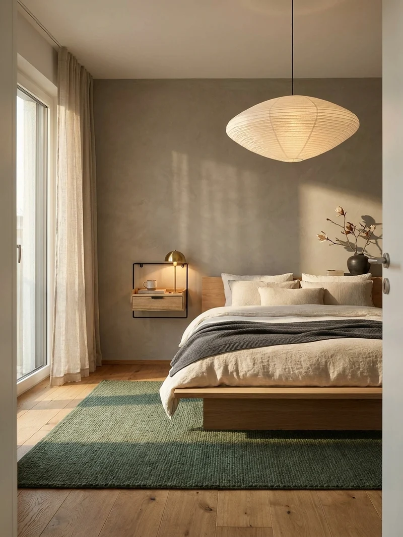 Nachttisch Mango Massivholz Wandmontage Schublade Boxspringbett