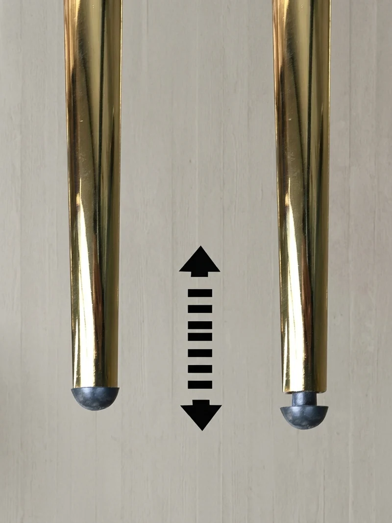Esszimmerstuhl 2er Set Samtbezug mit Metallgestell Schalenform Skandinavisch gepolstert