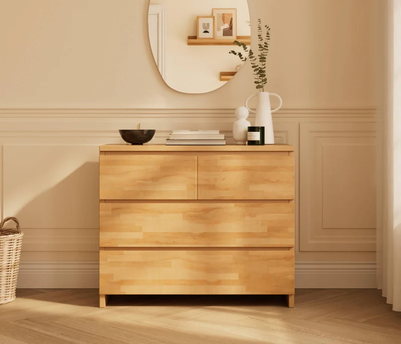 Commode en bois massif AVA
