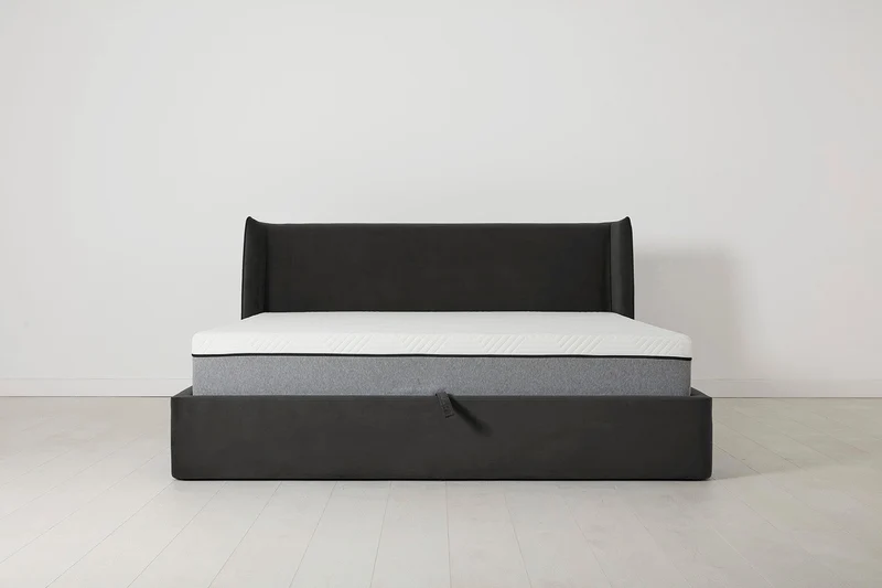 Bett 03 160cm x 200cm, Dunkelgrau
