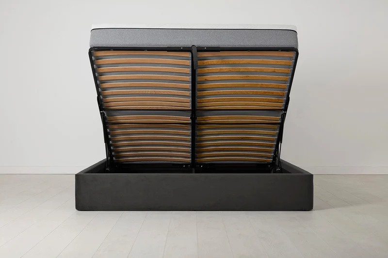 Bett 03 160cm x 200cm, Dunkelgrau