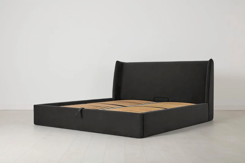 Bett 03 160cm x 200cm, Dunkelgrau