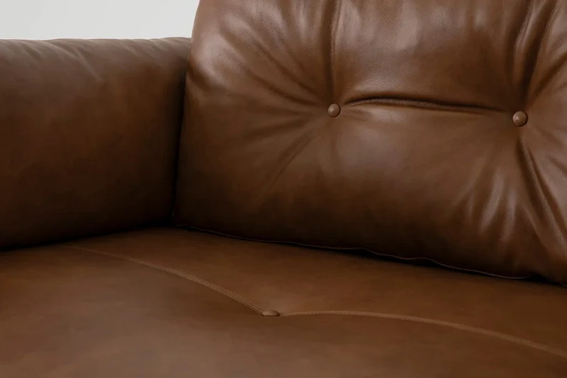 Model 04 Dreisitzer-Schlafsofa, Ahornbraun